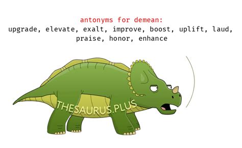 demean antonym